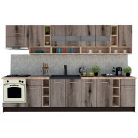 Bucatarie COSSY NEW 340 Wenge / Decor K366